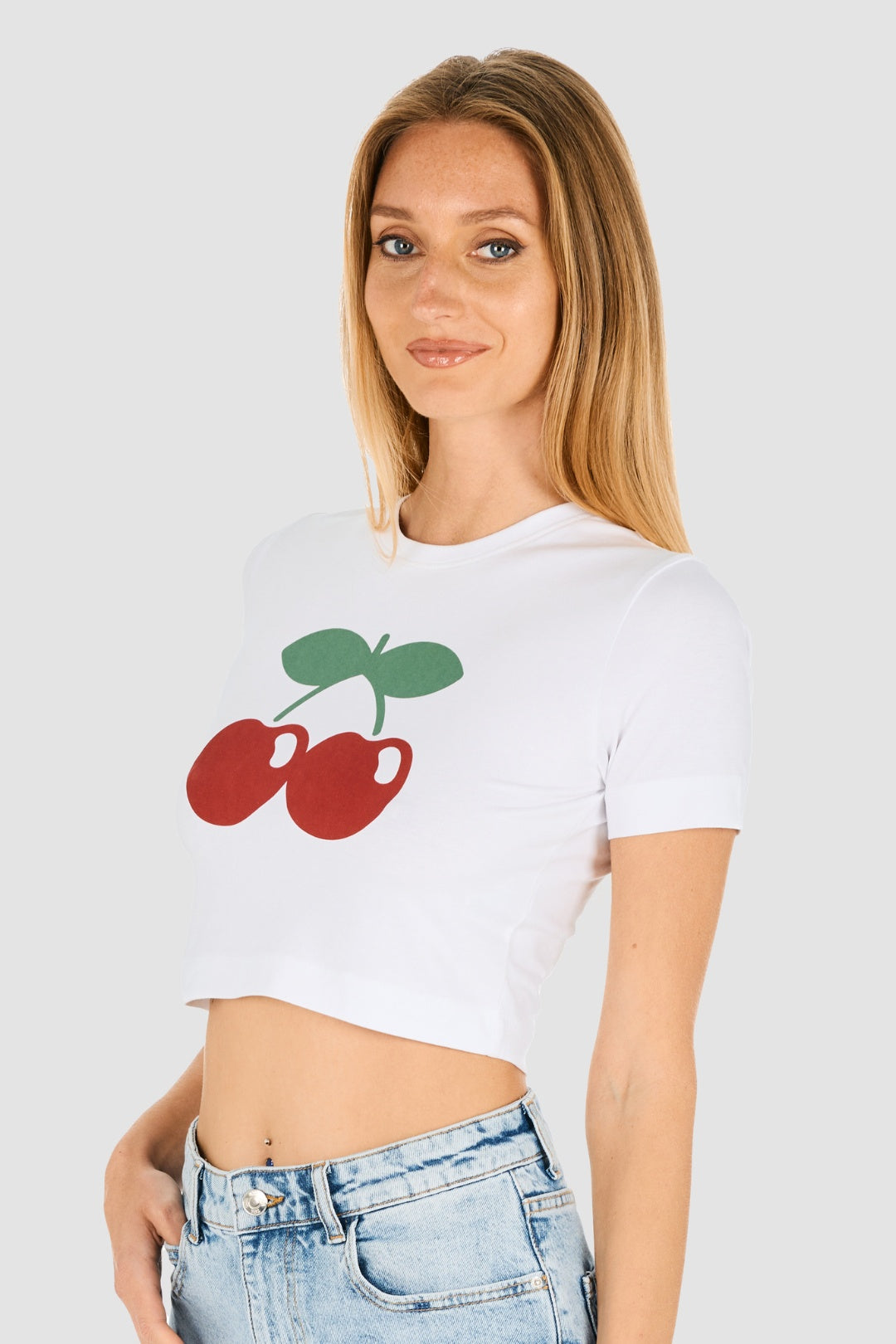 Cherry Crop T -shirt