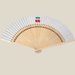 FAN PACHA BAMBOO WHITE