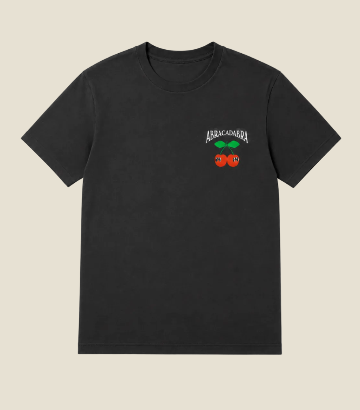 T-SHIRT ABRACADABRA MAGIC CHERRY DARK GREY