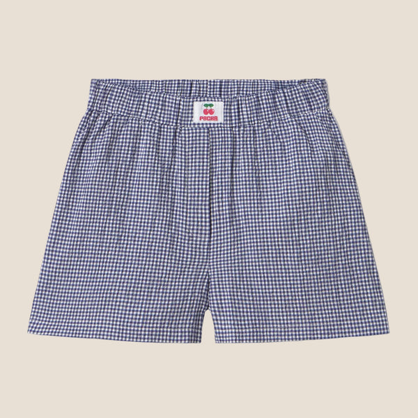 BOXER VICHY BLUE