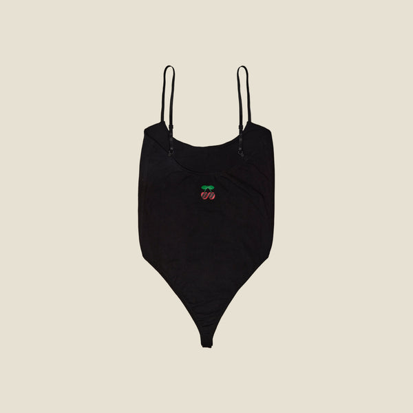 BODYSUIT RHINESTONE 00 BLACK