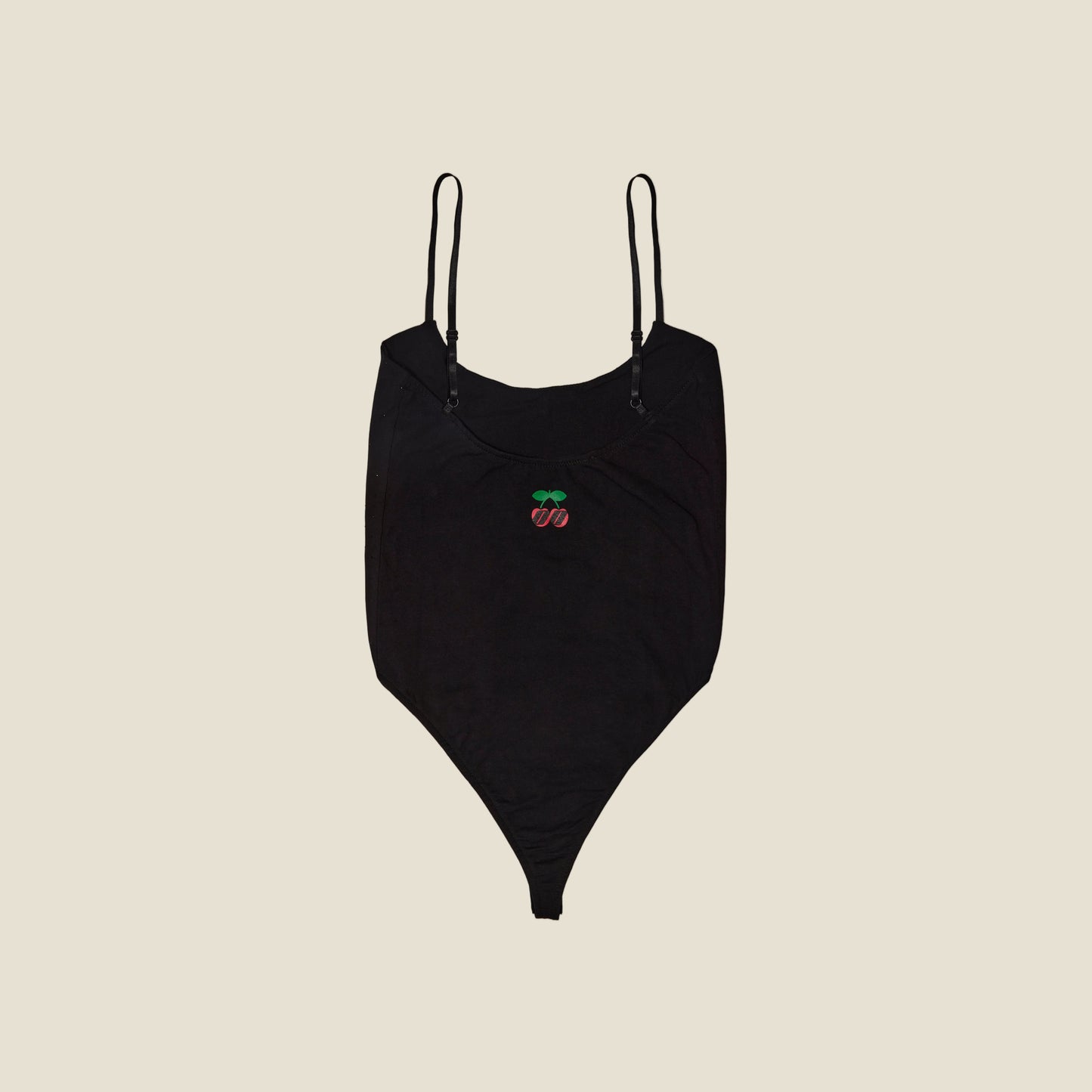 BODYSUIT RHINESTONE 00 BLACK