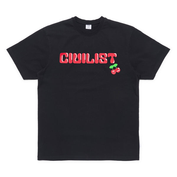 T-SHIRT CIVILIST LETTER X PACHA BLACK
