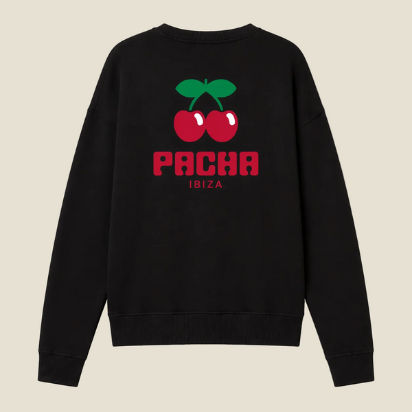 SWEATSHIRT BASIC POCKET BLACK