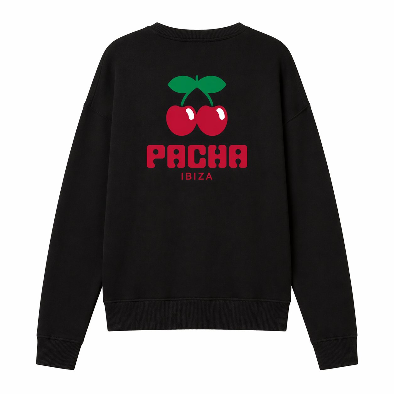 SWEATSHIRT BASIC POCKET BLACK