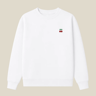 SWEATSHIRT BASIC POCKET WHITE