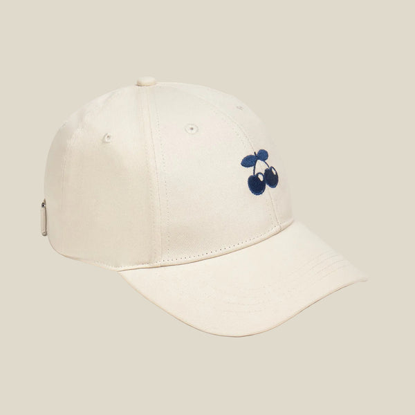 Embroidered cherry cap