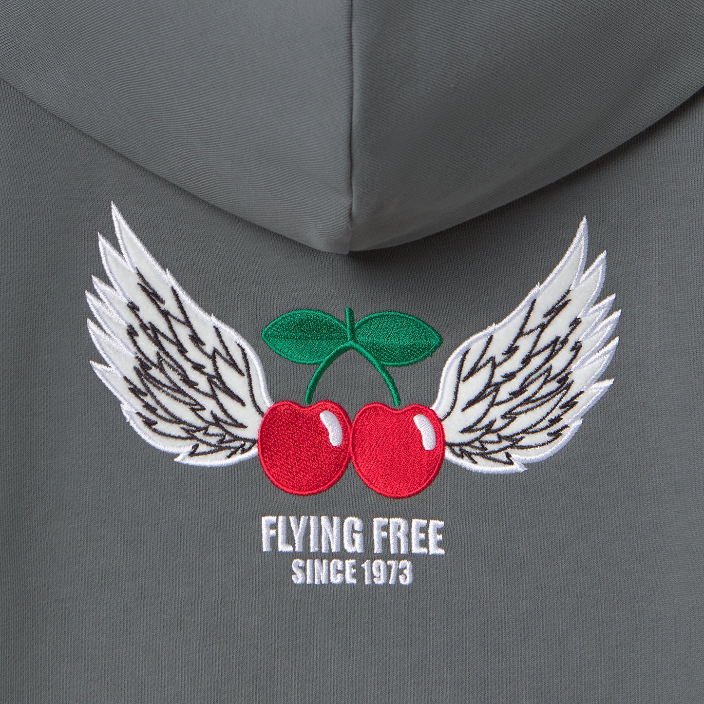 HOODIE FLYING FREE KIDS DARK GREY