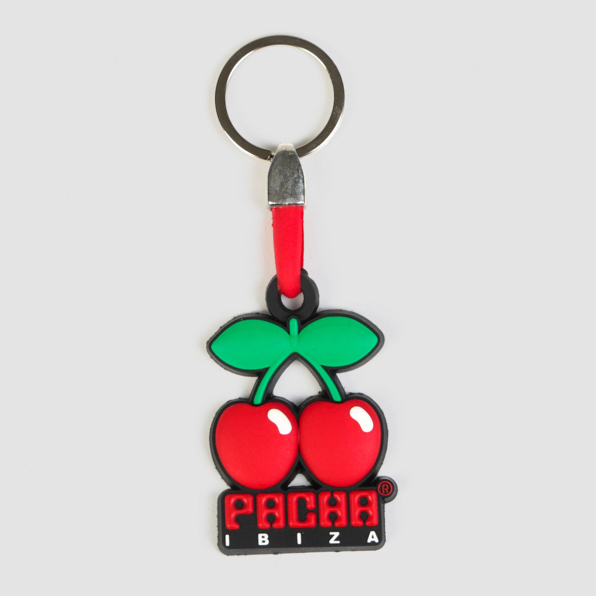 Cherry Rubber Keychain