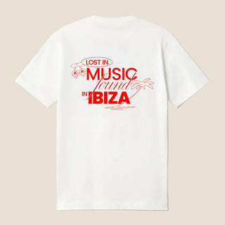 T-SHIRT LOST IN MUSIC WHITE