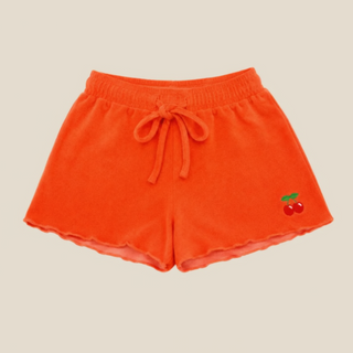 SHORT TOWELLING KIDS CORAL