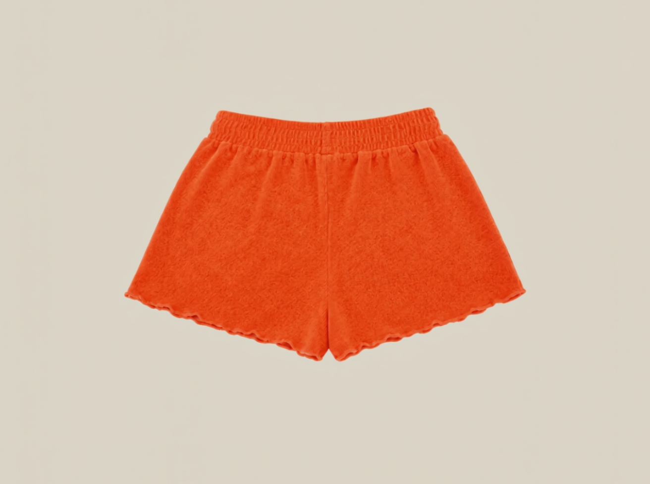 SHORT TOWELLING KIDS CORAL