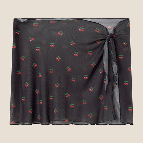 PAREO CHERRY TUL BLACK