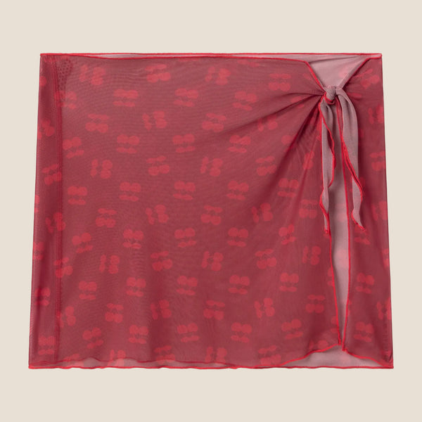 PAREO CHERRY TUL RED