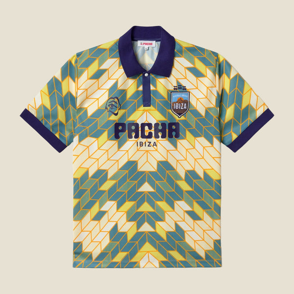T-SHIRT FOOTBALL GROOVE PACHA YELLOW