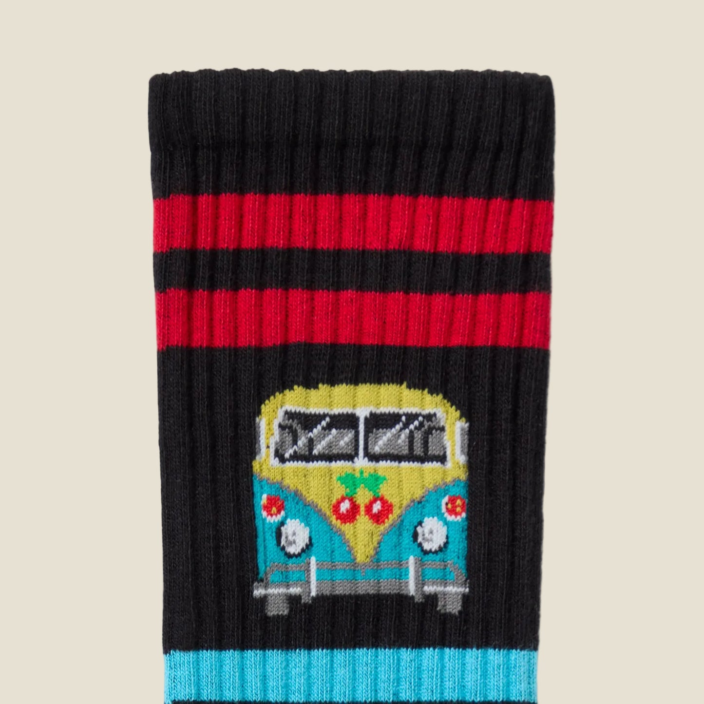 SOCK CHERRY VAN PACHA KIDS BLACK