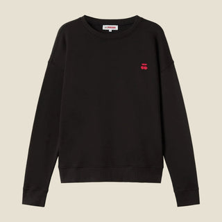 Basic-Sweatshirt mit Stickerei