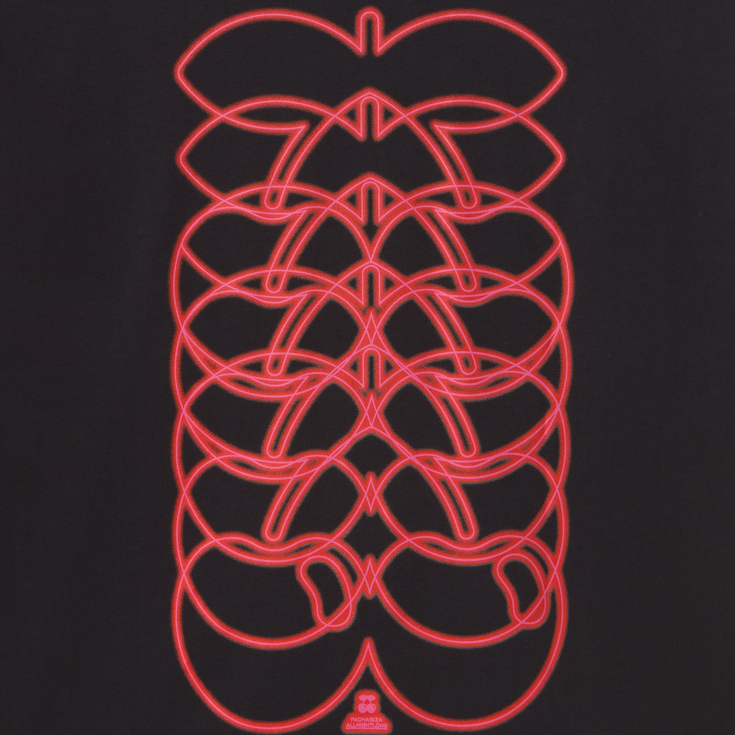 T-SHIRT CHERRYS BLACK-RED
