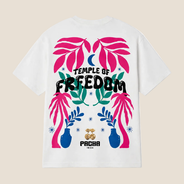 T-SHIRT PACHA TEMPLE WHITE