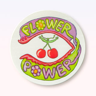 FLOWER EMBOSSED STICKER