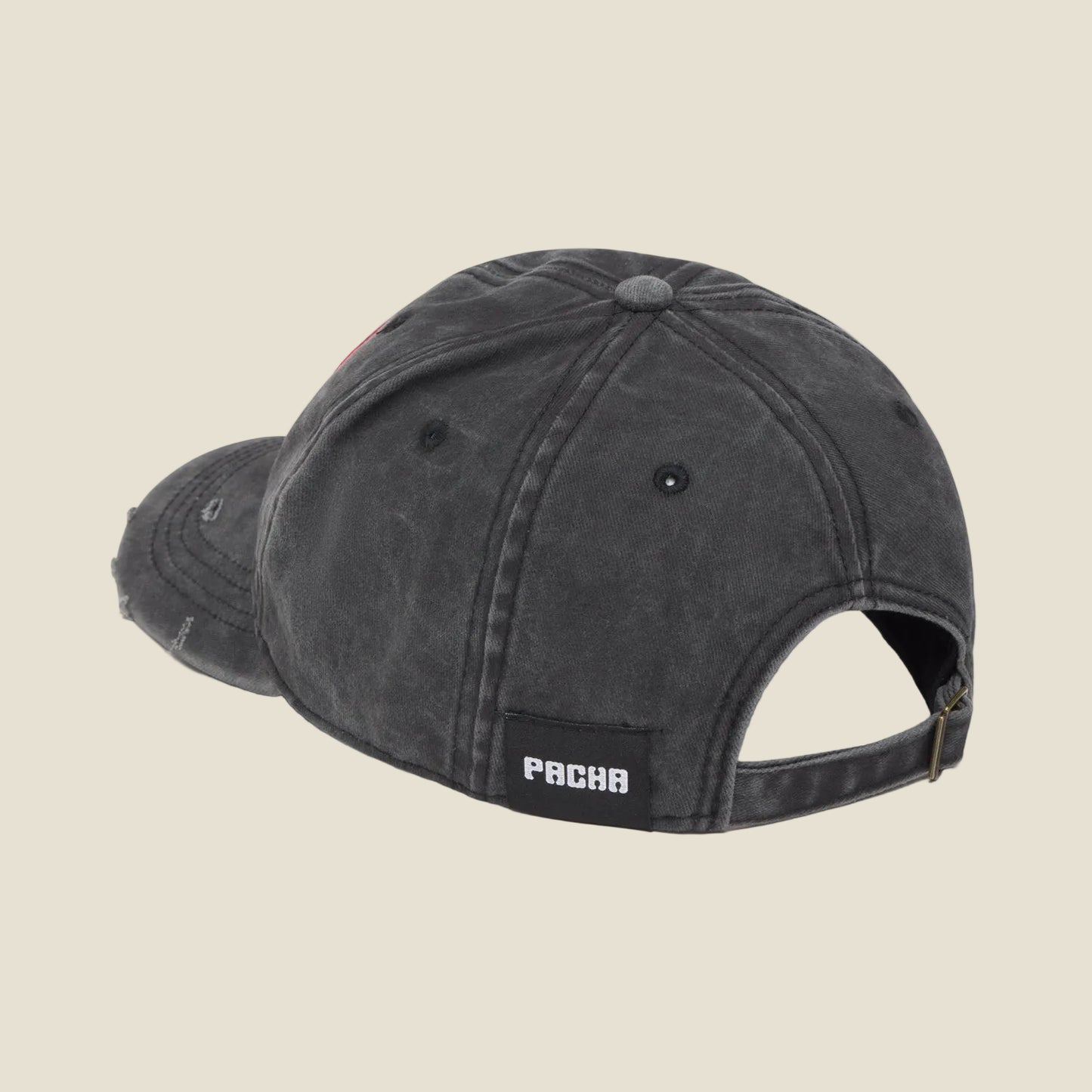 CAP CHERRY POCKET BASEBALL DARK GREY