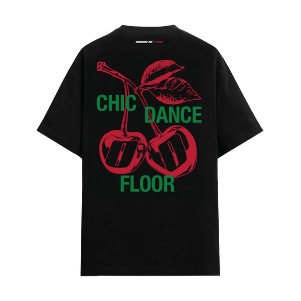 T-SHIRT CHIC DANCE FLOOR 00 BLACK