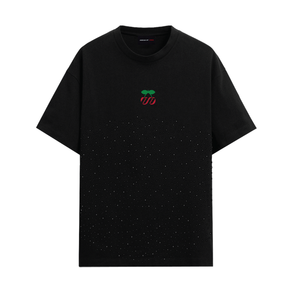 T-SHIRT STRASS 00 BLACK
