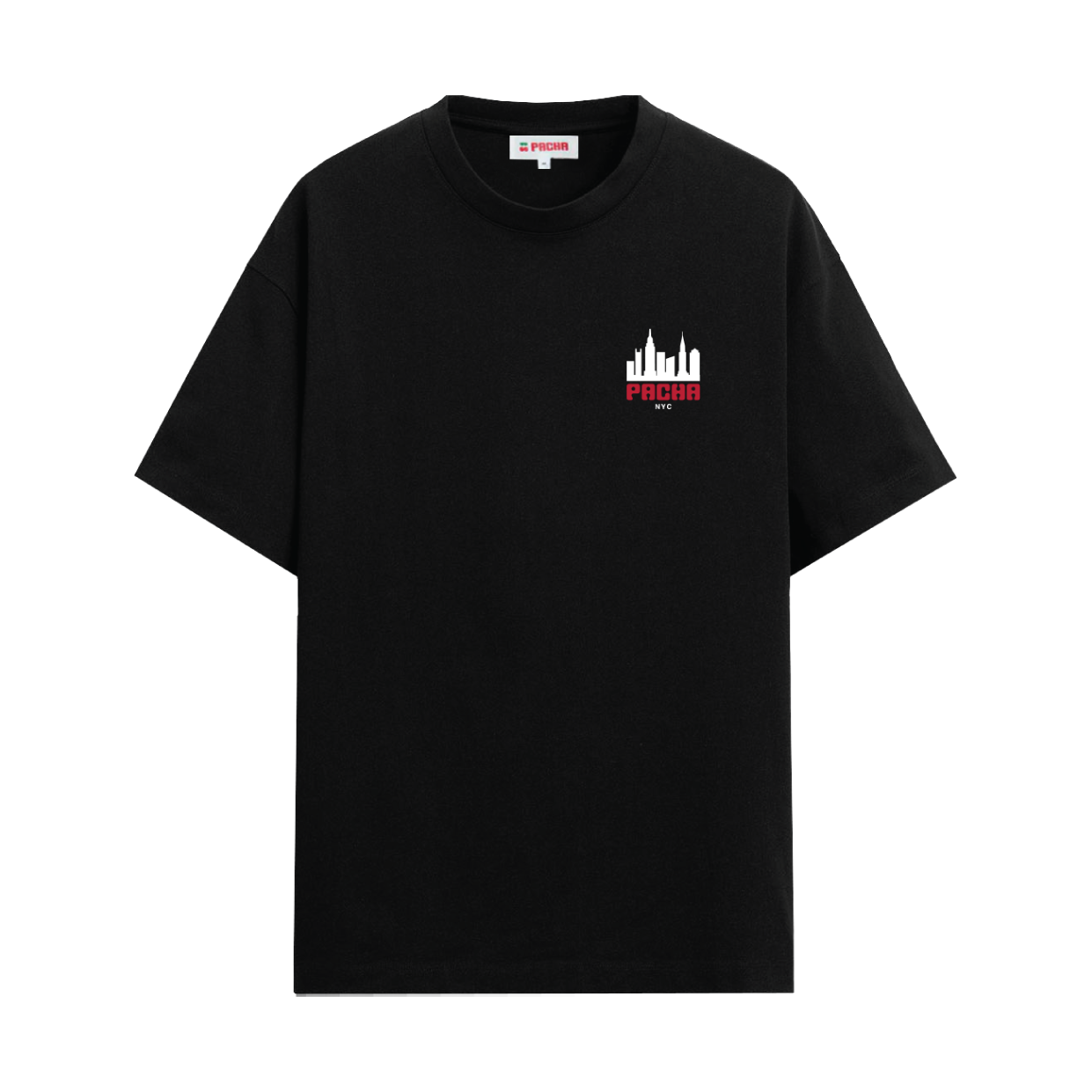 T-SHIRT PACHA SKYLINE NYC BLACK