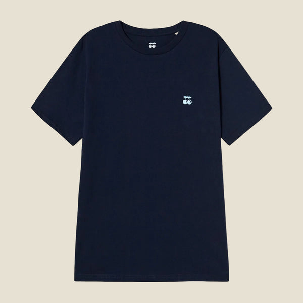 Unisex besticktes Kirsch-T-Shirt