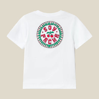 T-SHIRT SOY PACHA KIDS WHITE