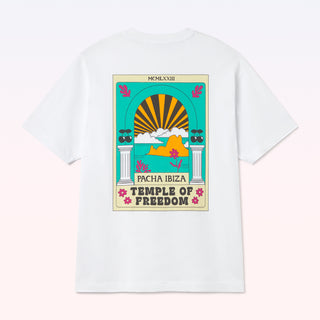 T-SHIRT TEMPLE FREEDOM WHITE