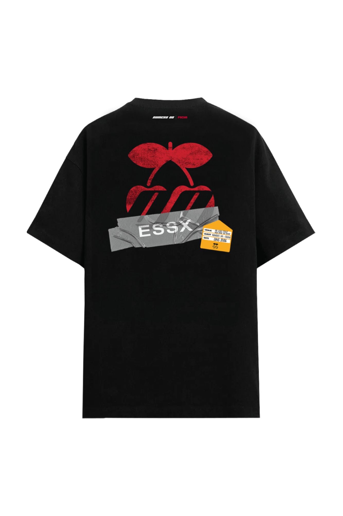 T-SHIRT TAPE ESSX00PACHA BLACK