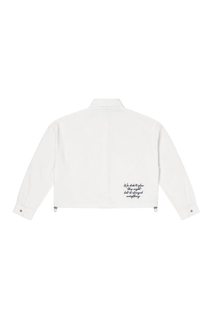 SHIRT POPLIN WE DIDNT PLAN ESSX00 WHITE
