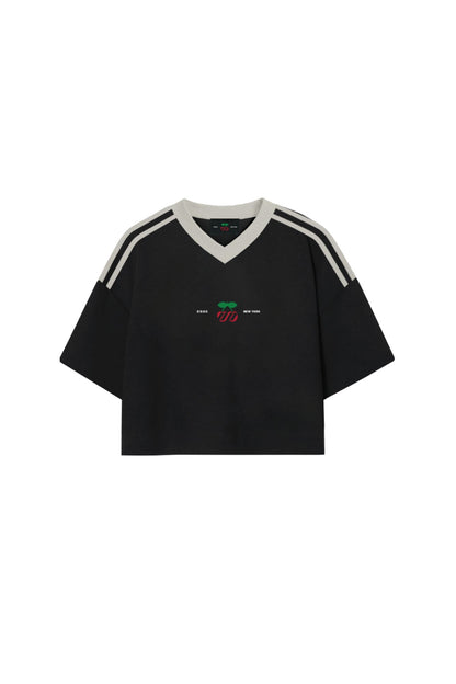CROP WOMAN RUGBY ESSX00PACHA BLACK