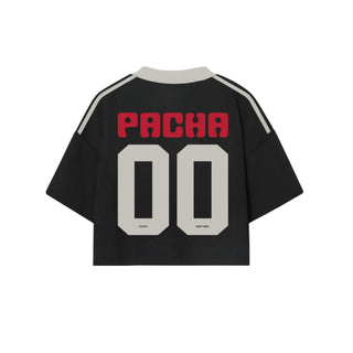 CROP WOMAN RUGBY ESSX NUMERO 00 PACHA BLACK