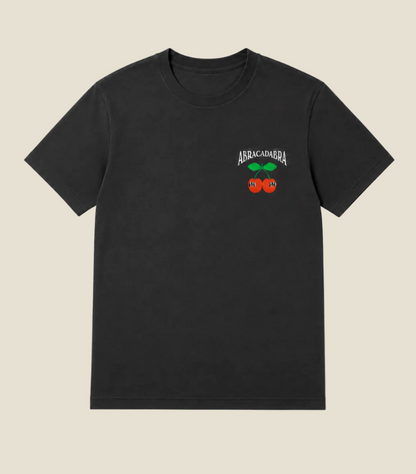 T-SHIRT ABRACADABRA MAGIC CHERRY DARK GREY