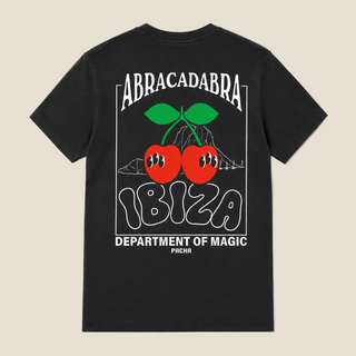 T-SHIRT ABRACADABRA MAGIC CHERRY DARK GREY