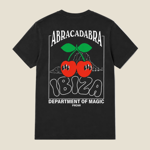 T-SHIRT ABRACADABRA MAGIC CHERRY DARK GREY