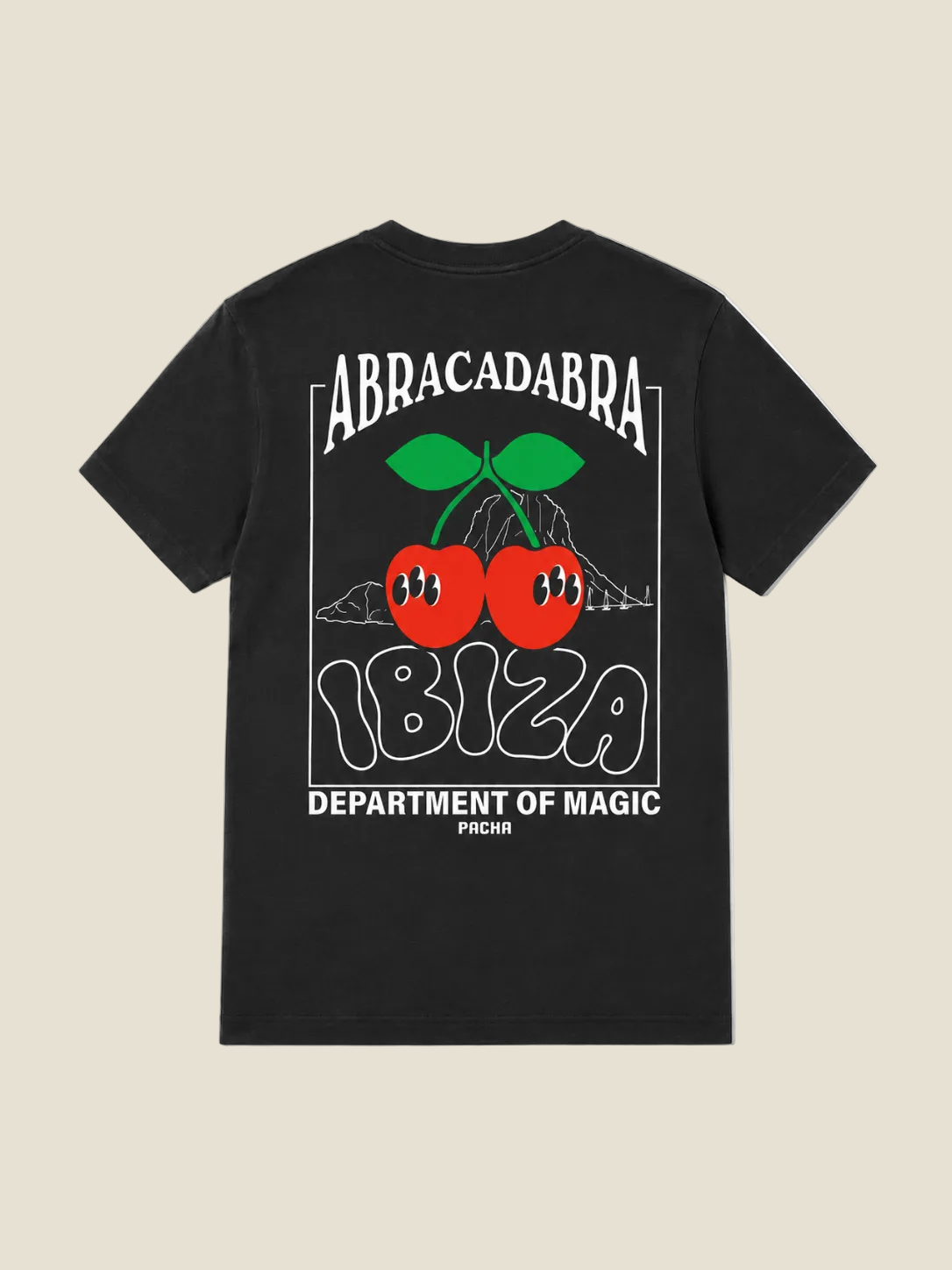 T-SHIRT ABRACADABRA MAGIC CHERRY DARK GREY