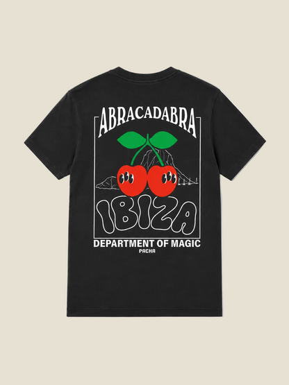 T-SHIRT ABRACADABRA MAGIC CHERRY DARK GREY
