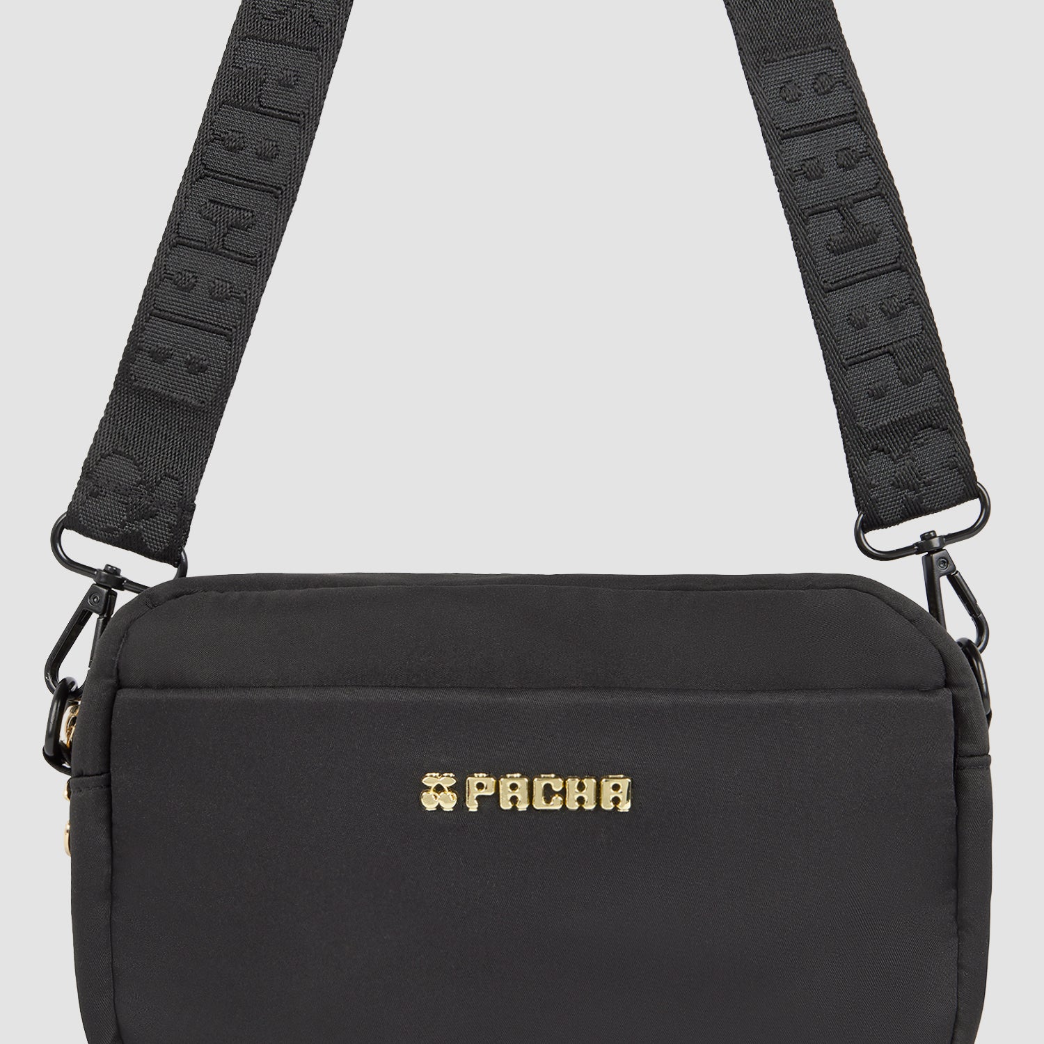 Schwarze Mini-Pacha-Tasche