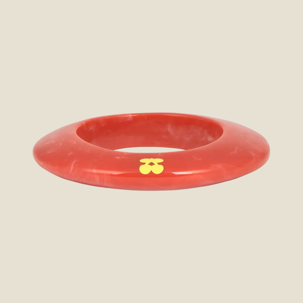 BANGLE GEOMETRIC ORANGE - second image