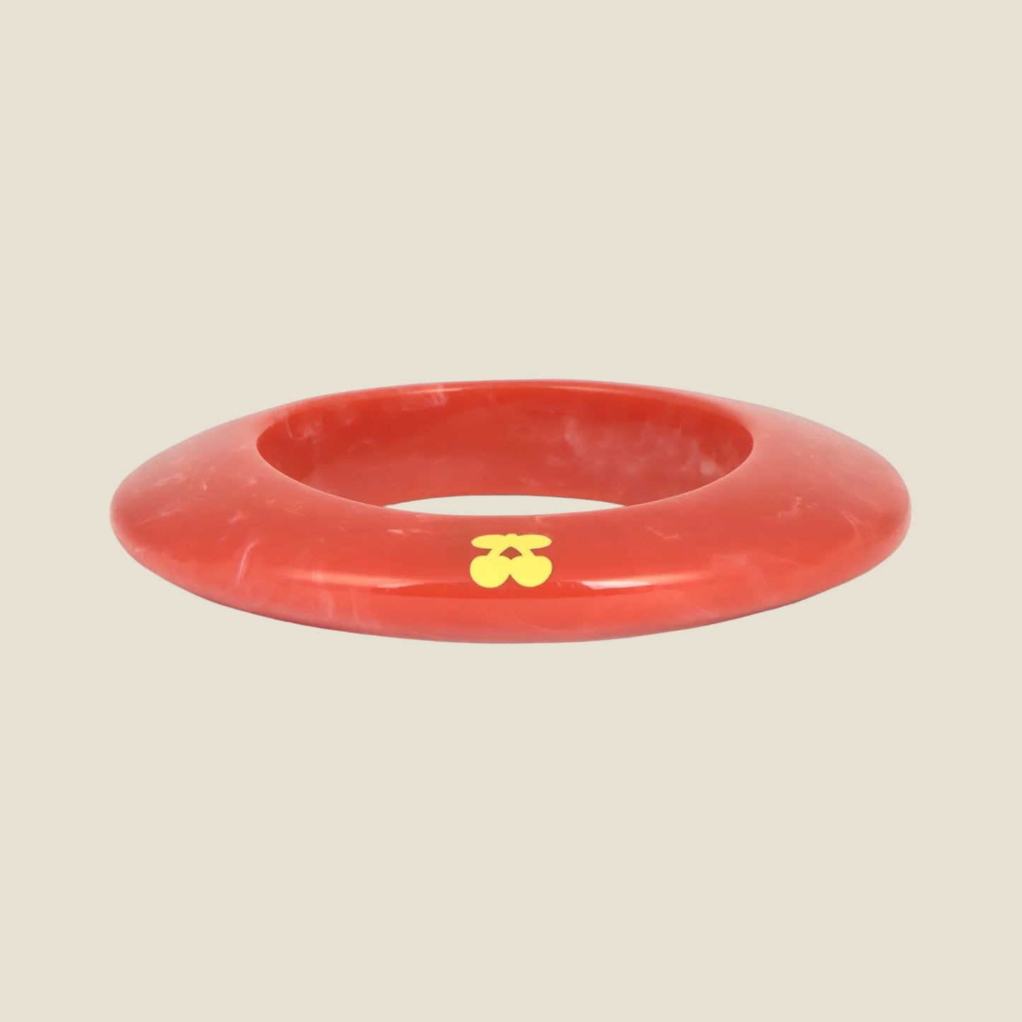 BANGLE GEOMETRIC ORANGE