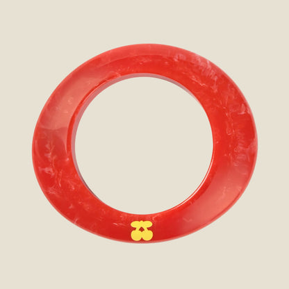 BANGLE GEOMETRIC ORANGE