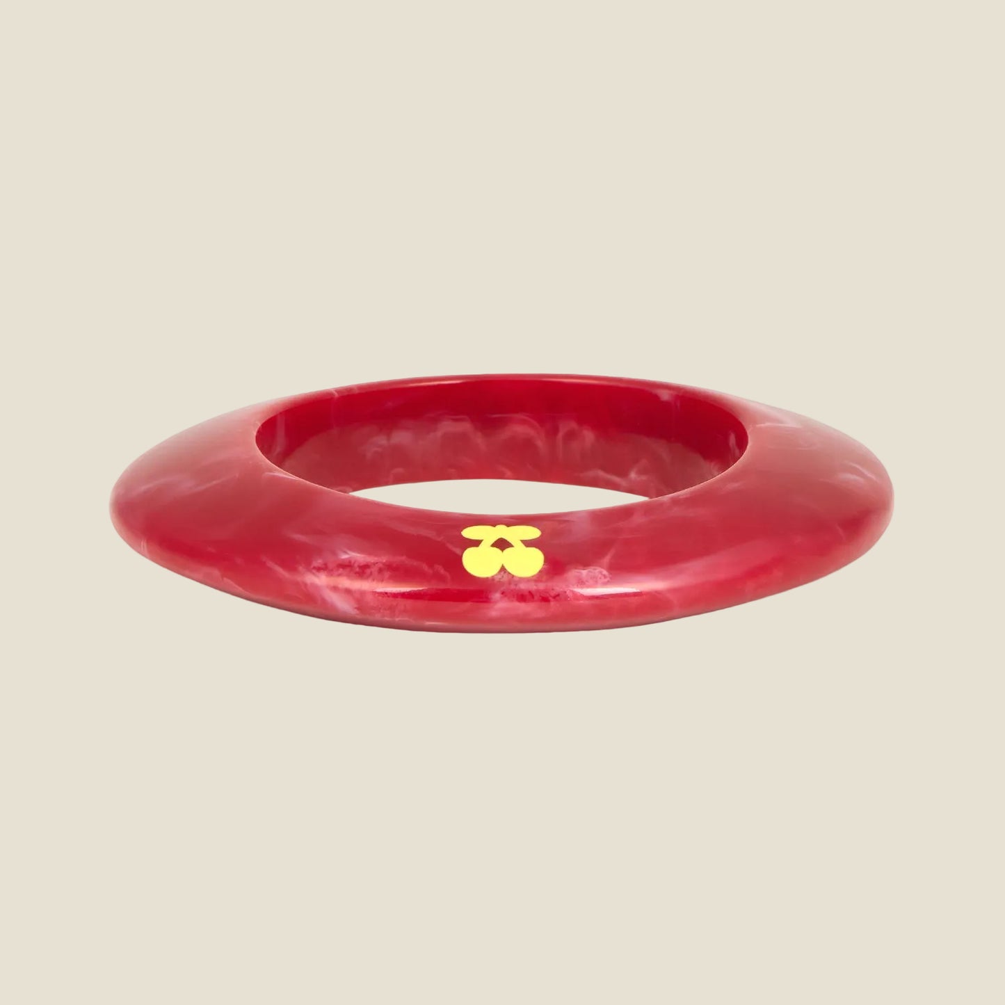 BANGLE GEOMETRIC RED
