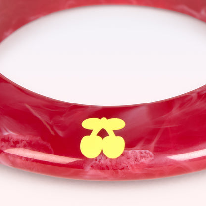 BANGLE GEOMETRIC RED