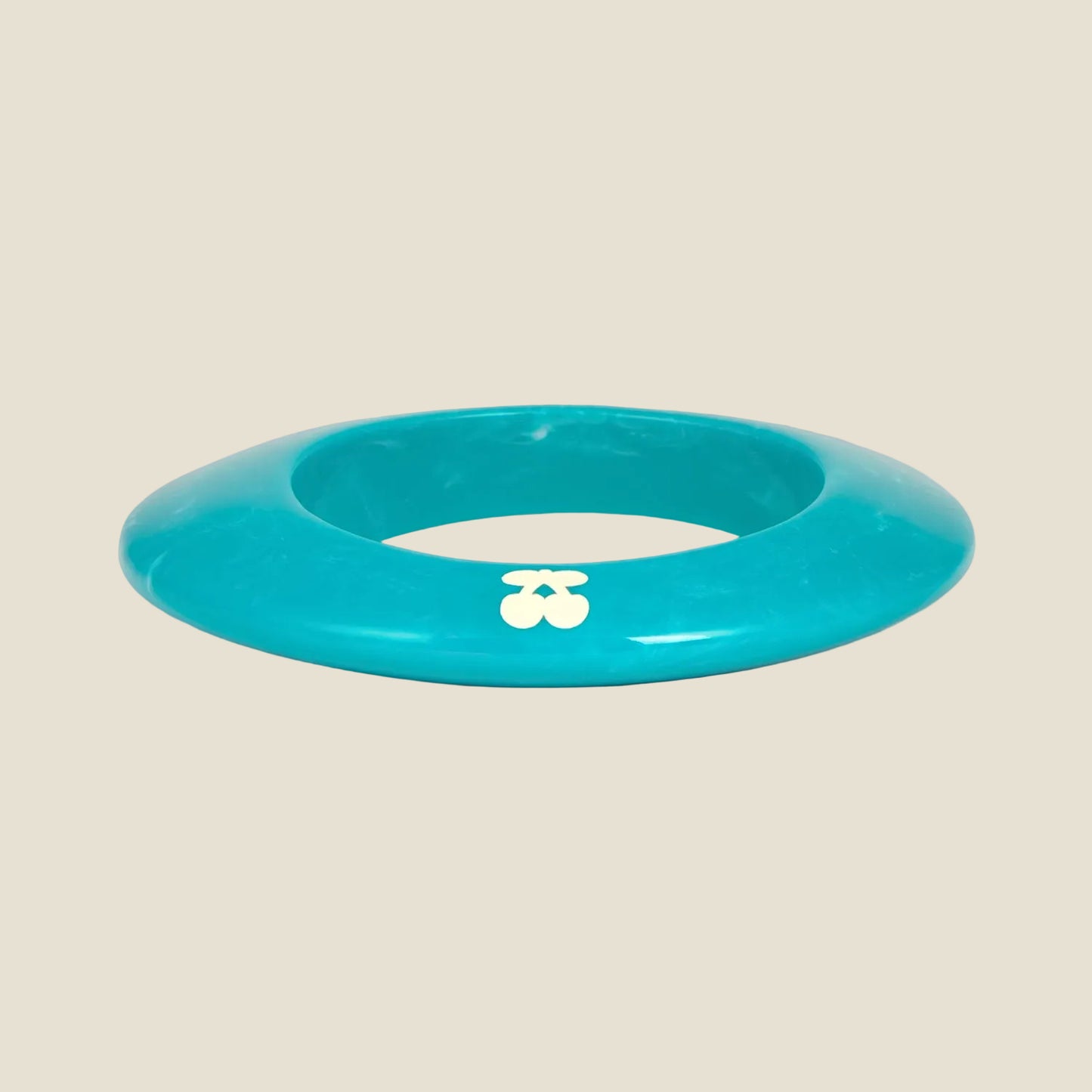 BANGLE GEOMETRIC TURQUOISE