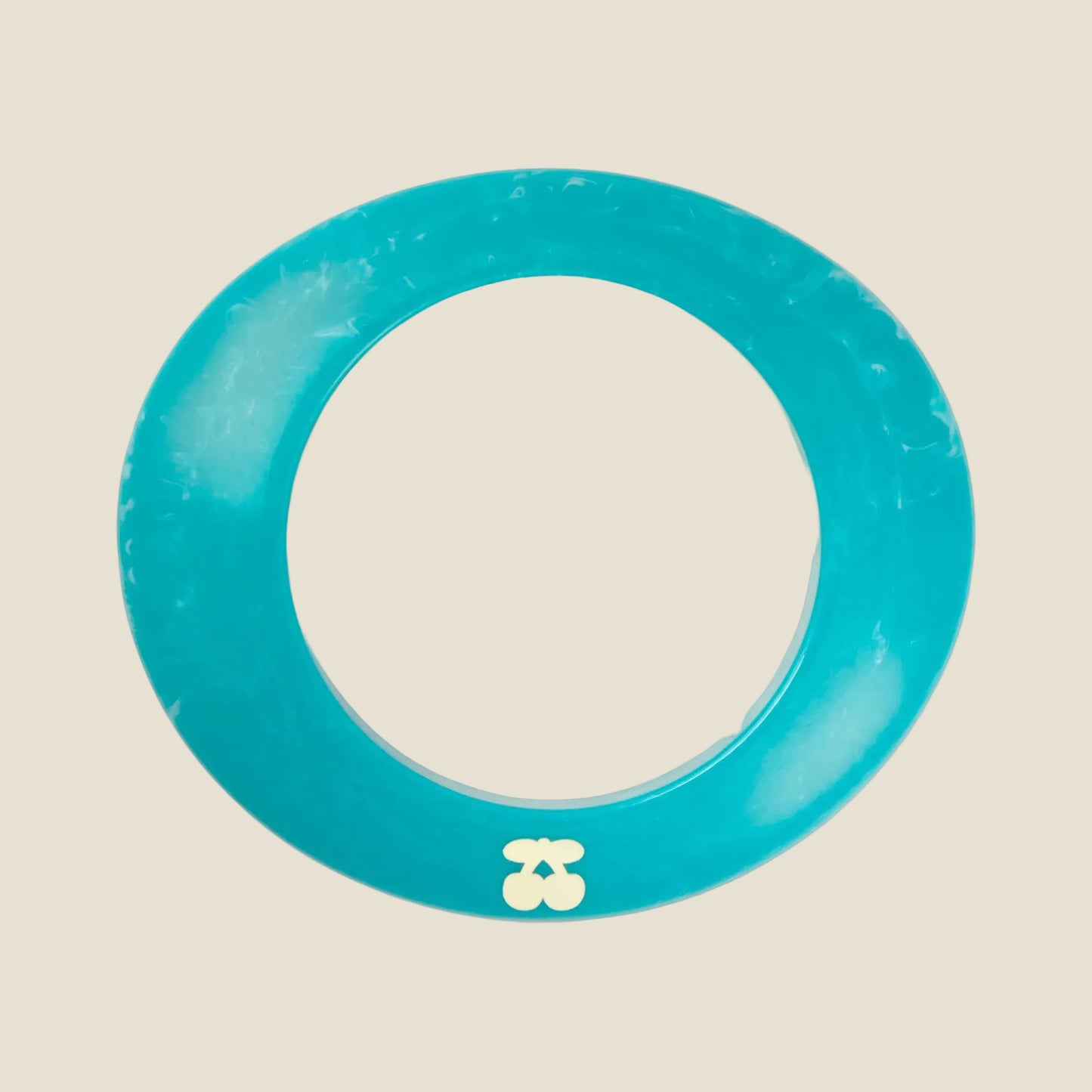 BANGLE GEOMETRIC TURQUOISE