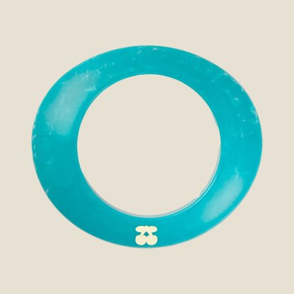 BANGLE GEOMETRIC TURQUOISE