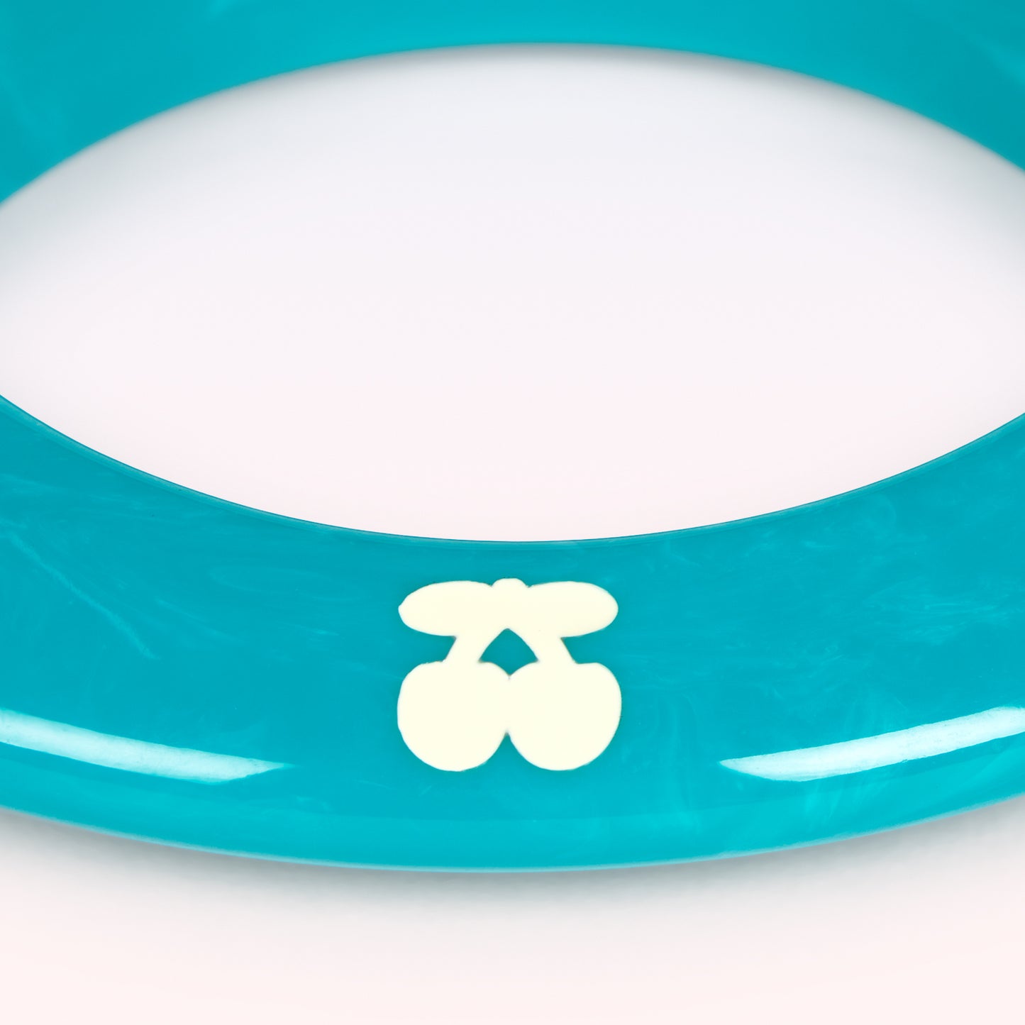 BANGLE GEOMETRIC TURQUOISE